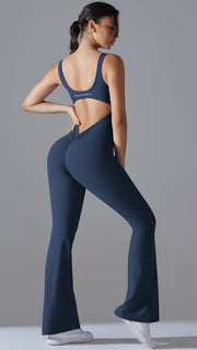 Macacão Flare Empina Bumbum